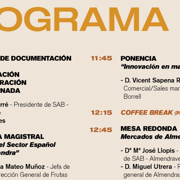 ¡Ya puedes inscribirte en el XI Encuentro de la Almendra y la Avellana!